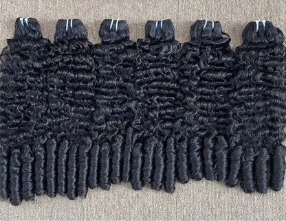 Burmese Curly Bundles | 100% Human Hair